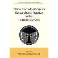 Ethical Considerations for Research and Practice in the Human Sciences book cover, ISBN 9798887308630