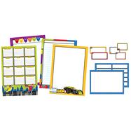 Super Power Classroom Organizers Bulletin Board Set