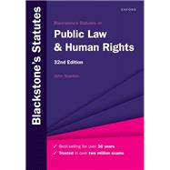 Blackstone's Statutes on Public Law & Human Rights