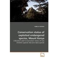Conservation Status of Exploited Endangered Species, Mount Kenya
