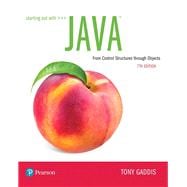 Starting Out with Java From Control Structures through Objects Plus MyLab Programming with Pearson eText -- Access Card Package