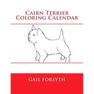 Cairn Terrier Coloring Calendar