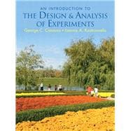 Introduction to the Design & Analysis of Experiments