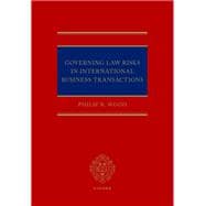 Governing Law Risks in International Business Transactions