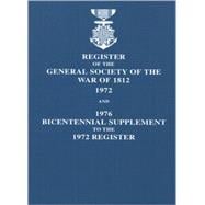 The Roster of the General Society of the War of 1812
