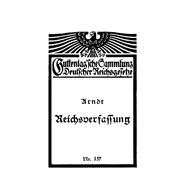Die Verfassung des Deutschen Reichs vom 11. August 1919