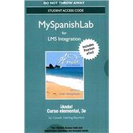 LMS Integration MyLab Spanish with Pearson eText -- Standalone Access Card -- for Anda! Curso elemental