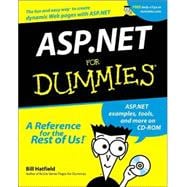 ASP. NET for Dummies®,9780764508660