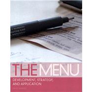 The Menu Development, Strategy, and Application,9780135078662