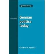 German politics today Second edition