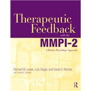Therapeutic Feedback with the MMPI-2: A Positive Psychology Approach,9781138128675