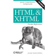 HTML and XHTML Pocket Reference, 3rd Edition