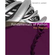 Fundamentals of Python: First Programs, 1st Edition