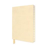Ivory White Artisan Notebook Foiled Blank Journal