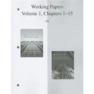 Working Papers, Volume 1, Chapters 1-15 to accompany Financial & Managerial Accounting