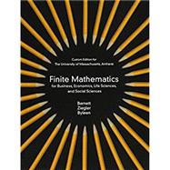 Finite Mathematics for business, Economics, Life Sciences and Social Sciences for University of Massachuetts