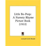 Little Bo-Peep : A Nursery Rhyme Picture Book (1922)