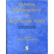 Clinical Measurement of Speech & Voice