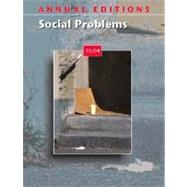 Annual Editions : Social Problems 03/04
