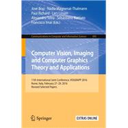 Computer Vision, Imaging and Computer Graphics Theory and Applications