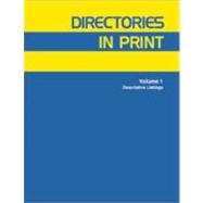 Directories in Print