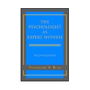 The Psychologist as Expert Witness, 2nd Edition