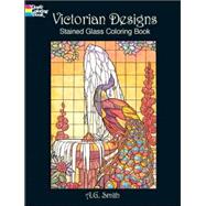Victorian Designs Stained Glass Coloring Book