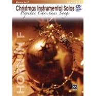 Christmas Instrumental Solos for Horn in F