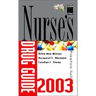 Prentice Hall Nurse's Drug Guide 2003