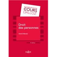 Droit des personnes - 4e ed.