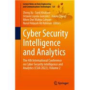Cyber Security Intelligence and Analytics