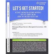 MindTap Economics, 1 term (6 months) Printed Access Card for McGuigan/Moyer/Harris' Managerial Economics: Applications, Strategies and Tactics