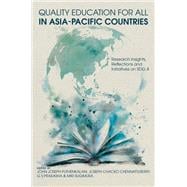Quality Education for All in Asia-Pacific Countries