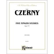 Czerny 5 Finger Studies Op. 777