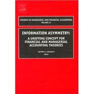 Information Asymmetry : A Unifying Concept for Financial and Managerial Accounting Theories (Including Illustrative Case Studies)
