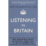 Listening to Britain Home Intelligence Reports on Britain's Finest Hour—May-September 1940
