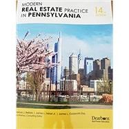 Modern Real Estate Practice in Pennsylvania, 14th Edition