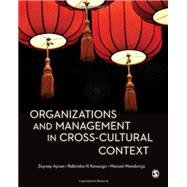 Organizations and Management in Cross-cultural Context