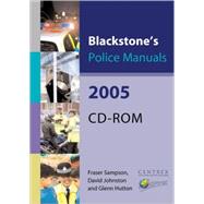 Blackstone's Police Manuals 2005 CD-ROM