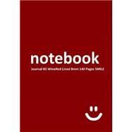 Notebook Journal B5 Winered Smile