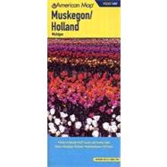 Muskegon-holland Mi Pocket Map