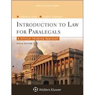 Introduction to Law for Paralegals A Critical Thinking Approach