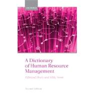 A Dictionary of Human Resource Management