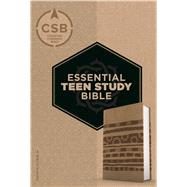 CSB Essential Teen Study Bible, Personal Size, Aztec LeatherTouch