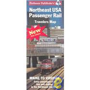 Northeast USA Passenger Rail Travelers Map