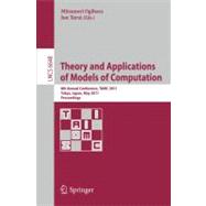 Theory and Applications of Models of Computation