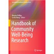 Handbook of Community Well-being Research