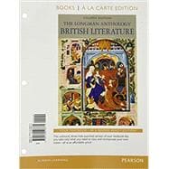 The Longman Anthology of British Literature, Volume 1A The Middle Ages, Books a la Carte Edition