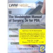 The Washington Manual of Surgery, Third Edition, for Pda Cd-rom