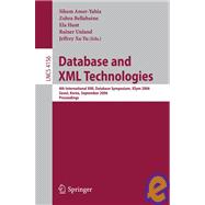 Database and Xml Technologies: 4th International Xml Database Symposium, Xsym 2006, Seoul, Korea, September 10-11, 2006: Proceedings
